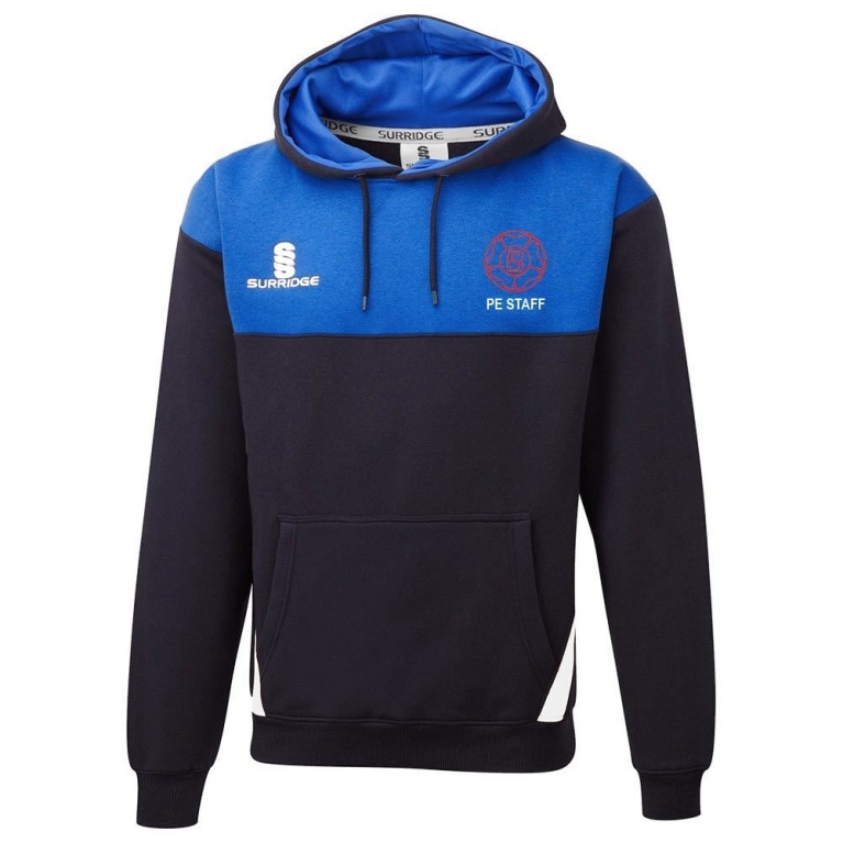 Broadfield Specialist School Staff Blade Hoody Navy/Royal/White