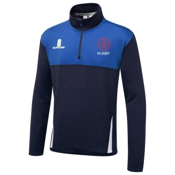 Broadfield Specialist School Staff Blade Performance Top Navy/Royal/White