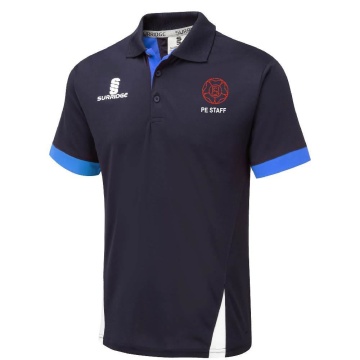 Broadfield Specialist School Staff Blade Polo Navy/Royal/White